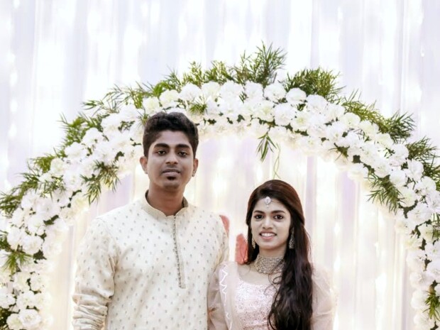 Nandhu and Amritha Engagement