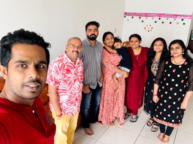 Avin-Anju-Jithin-Athul-Dubai Visit