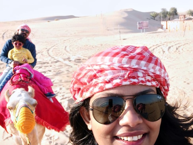 Desert Safari Kishan Greeshma